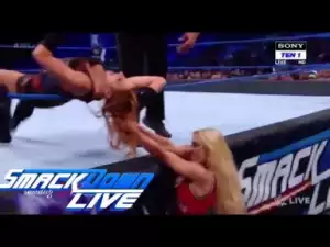 Video: Becky Lynch vs Carmella WWE Raw Smack Fight Highlights 6/03/18 HD